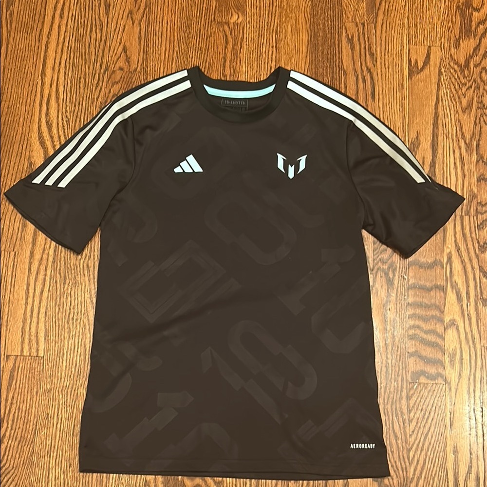 Adidas Black Messi Soccer Shirt